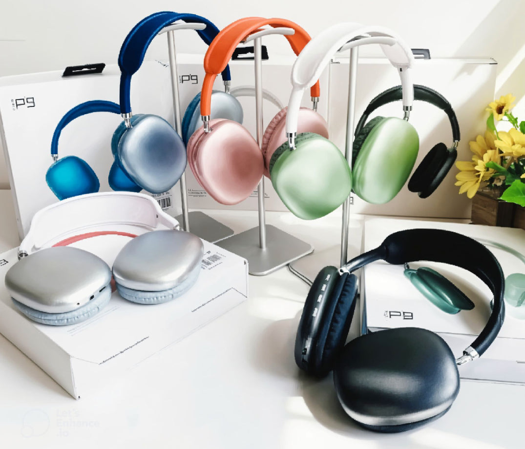 P9 Wireless Bluetooth Headphones With | Mic Noise Cancelling Headsets Stereo Sound Earphones | Sports Gaming Headphones Supports
P9 Wireless Bluetooth Headphones With | Mic Noise Cancelling Headsets Stereo Sound Earphones | Sports Gaming Headphones Suppor